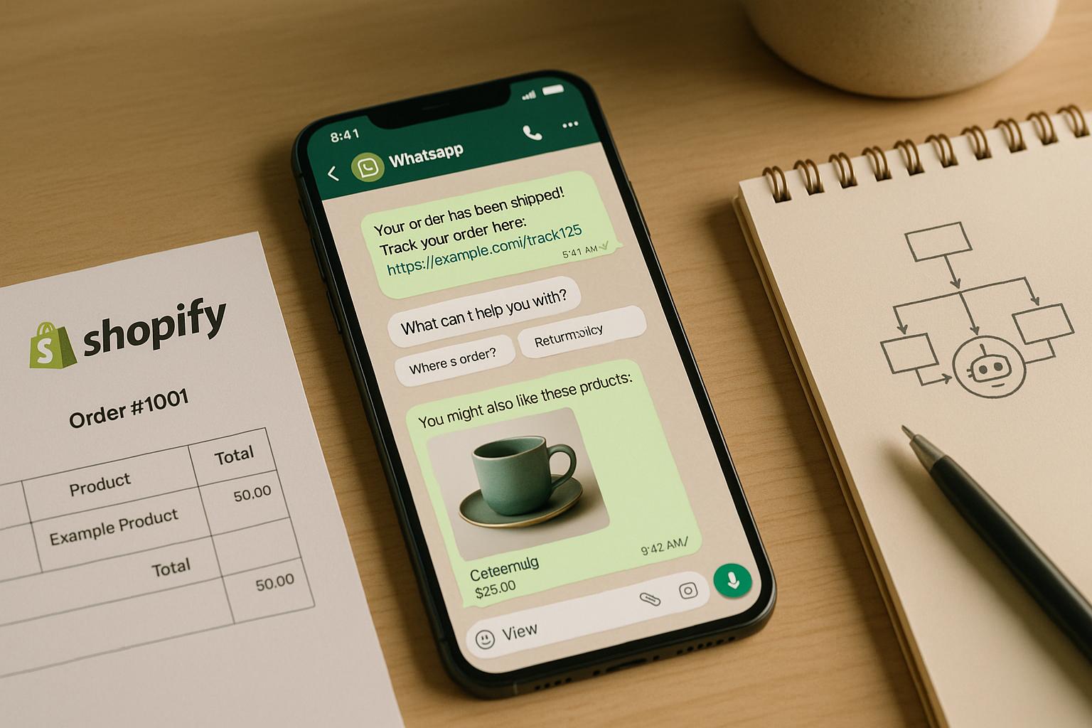 Automate Order Tracking, FAQs, and Upsells on WhatsApp for Your Shopify Store