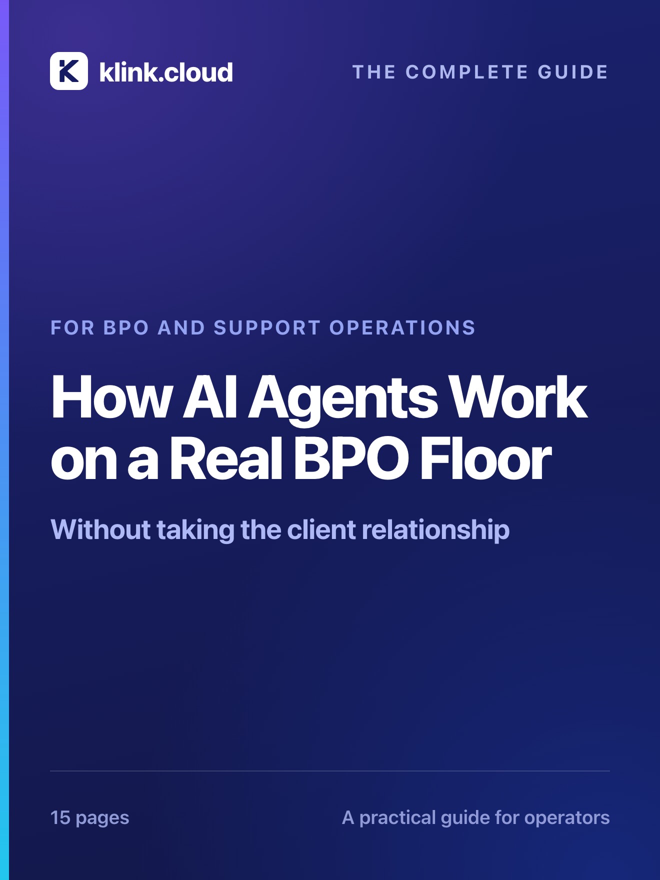 Cover of How AI Agents Work on a Real BPO Floor